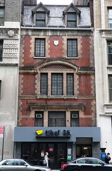 The original home of St. A's, on E. 28th St., designed by Renwick in 1879